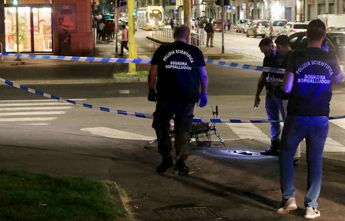 Rissa a Milano, foto Ansa