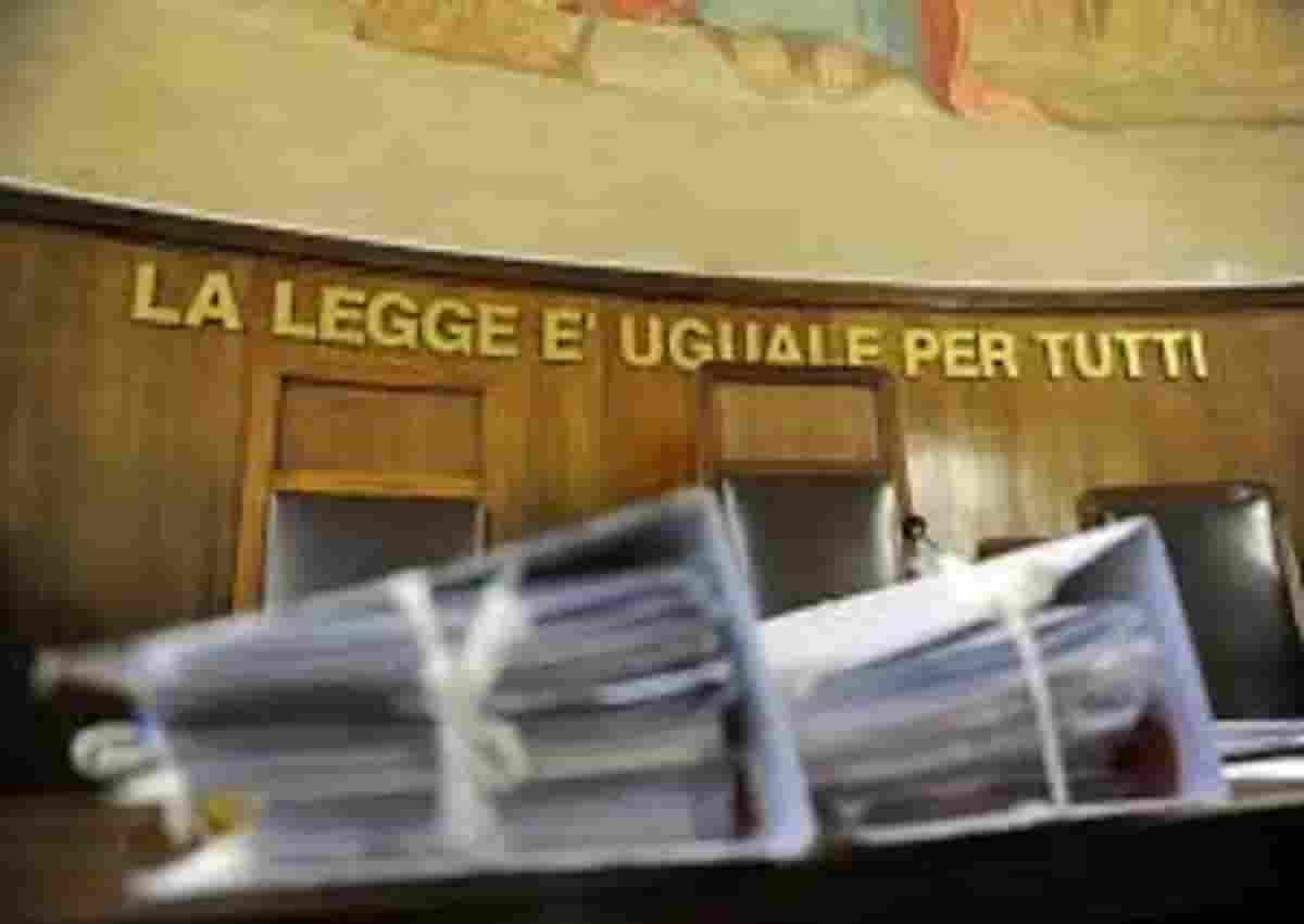 Napoli, foto d'archivio Ansa di un tribunale