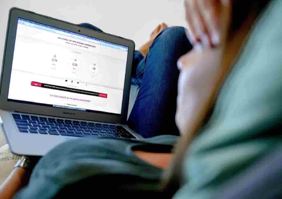 Smart working, foto d'archivio Ansa