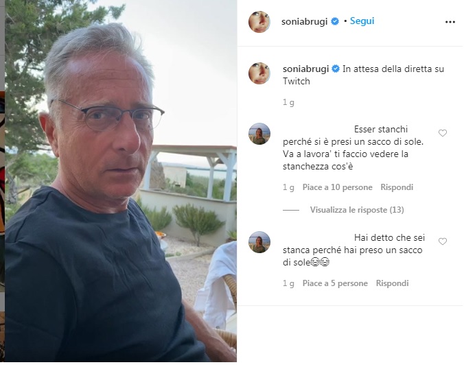 sonia bruganelli su instagram