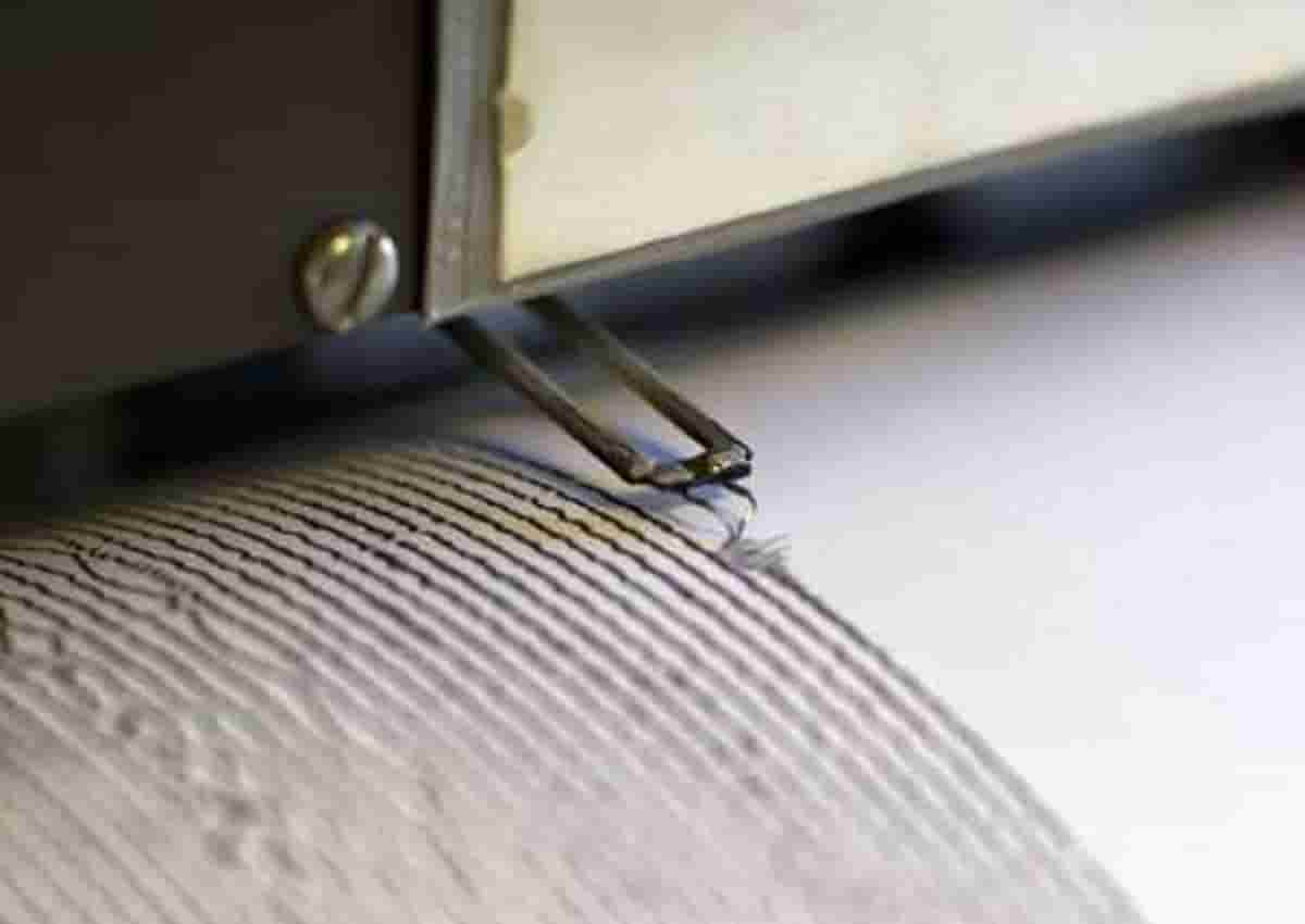 Terremoto Los Angeles, foto d'archivio Ansa di un sismografo