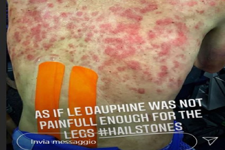 Giro del Delfinato, Tim Declercq e la foto della sua schiena