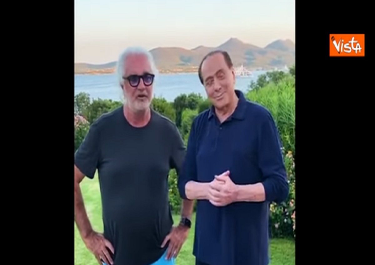 Silvio Berlusconi e Flavio Briatore, video Vista