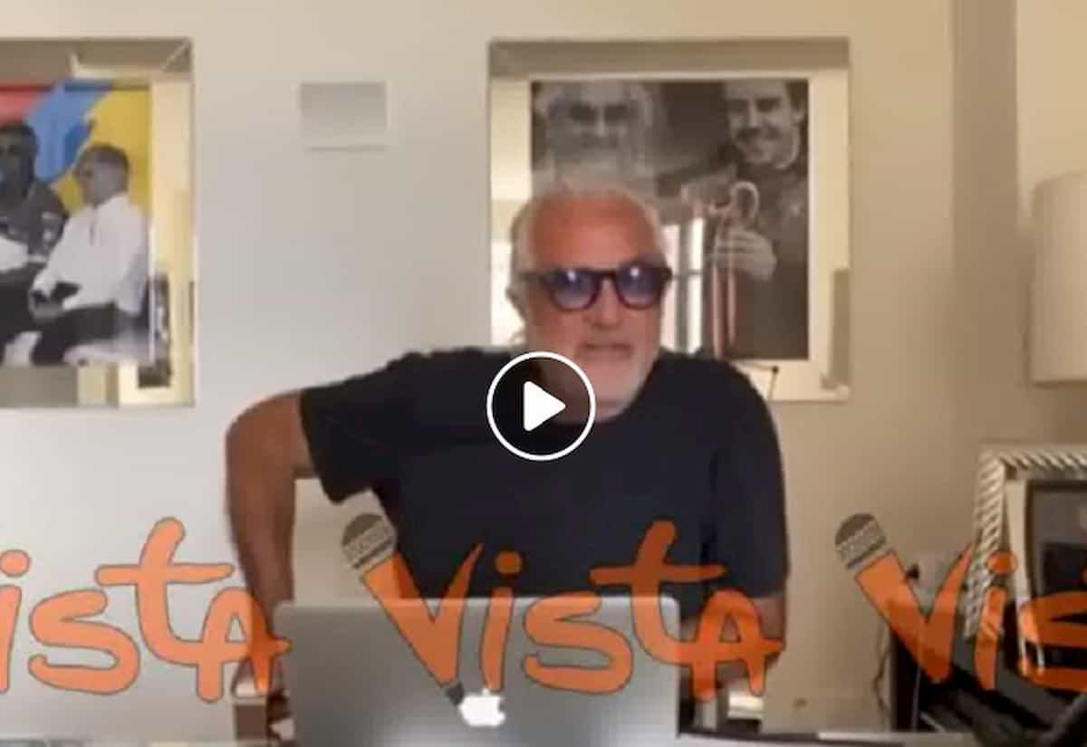 Flavio Briatore, se è Covid se ne vergogna. Fatti suoi? E' stato lui a sparare sulla Croce Rossa