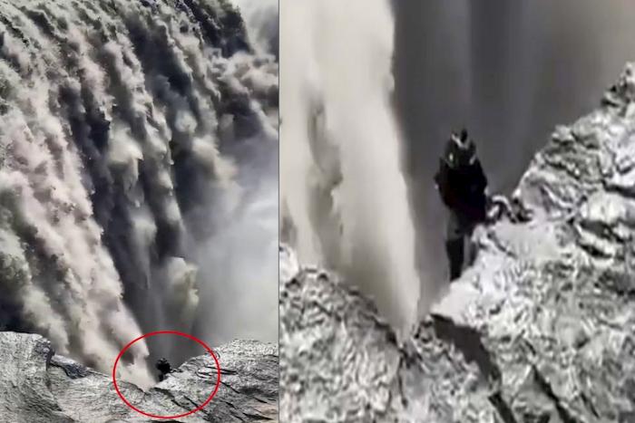 Islanda, misteriosa creatura tra le cascate di Dettifoss. Il video di una turista