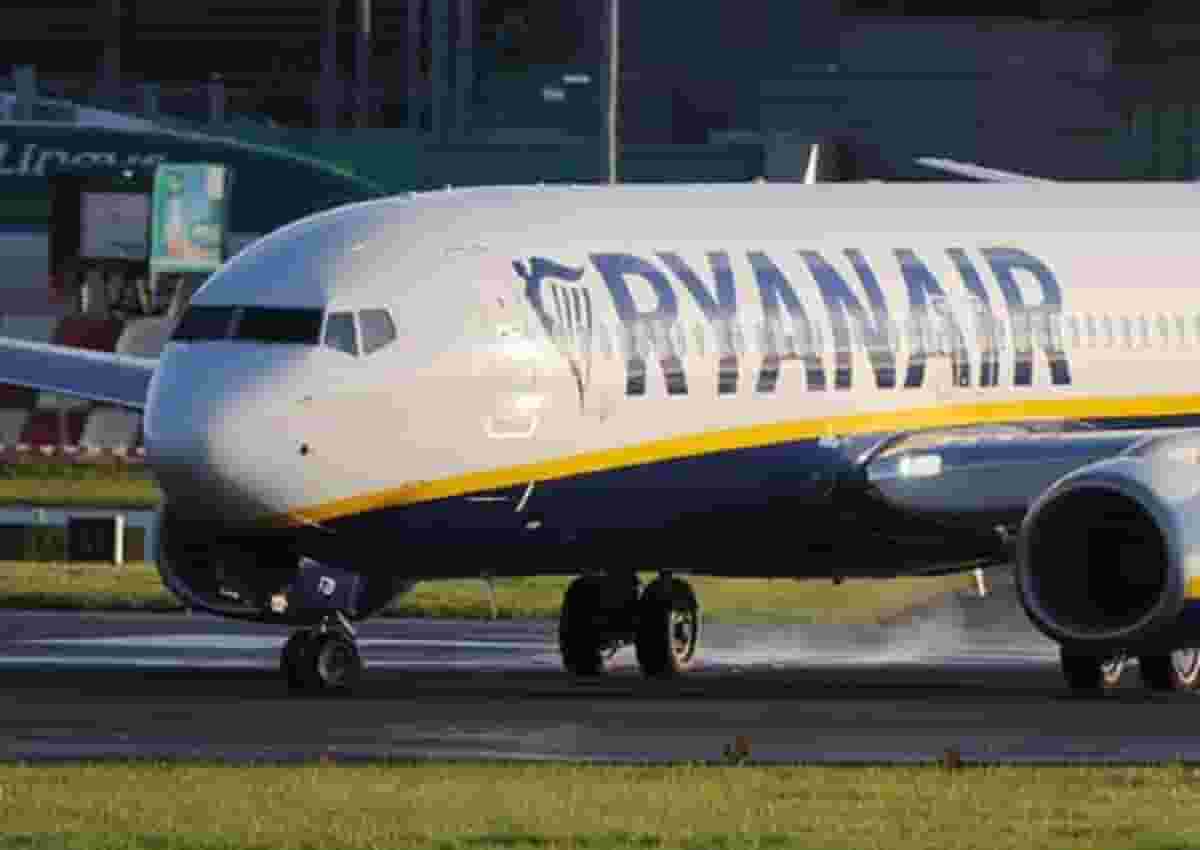 Enac contro Ryanair, foto d'archivio Ansa di un aereo della compagnia irlandese