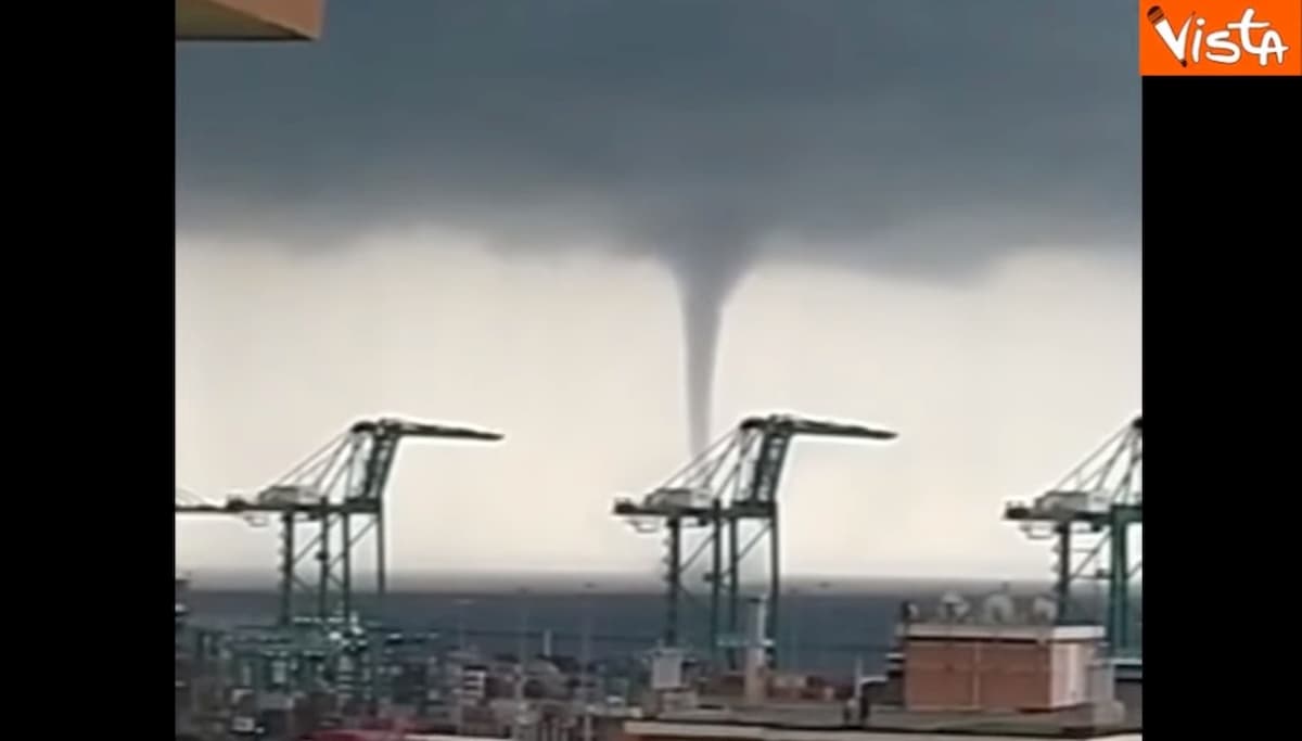 Tromba d’aria a Genova