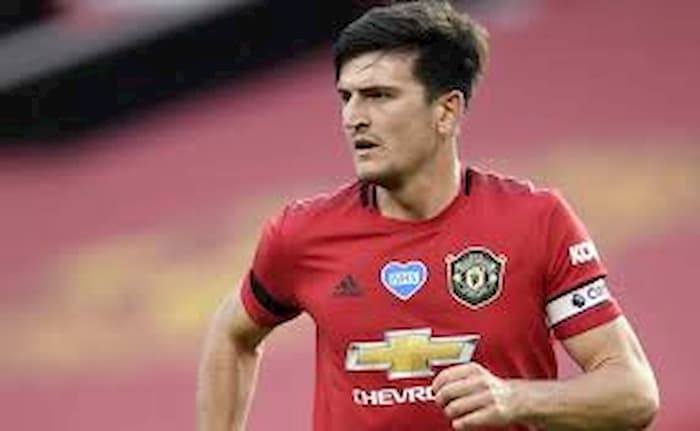 Il capitano del Manchester United Harry Maguire