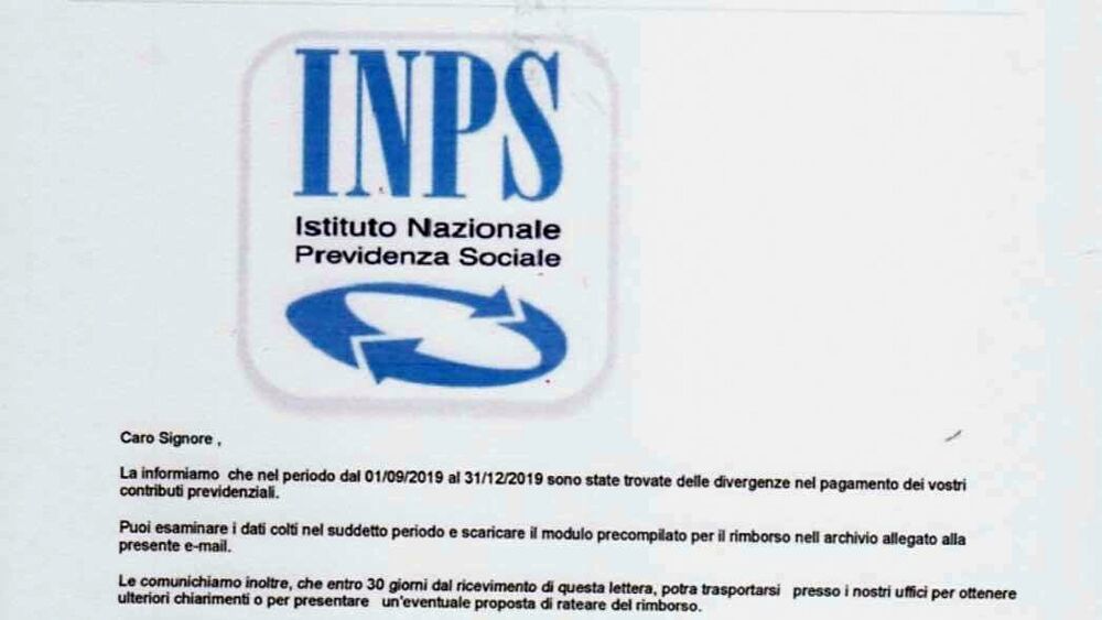 Bonus 600 euro, la finta mail Inps per rubare i vostri dati