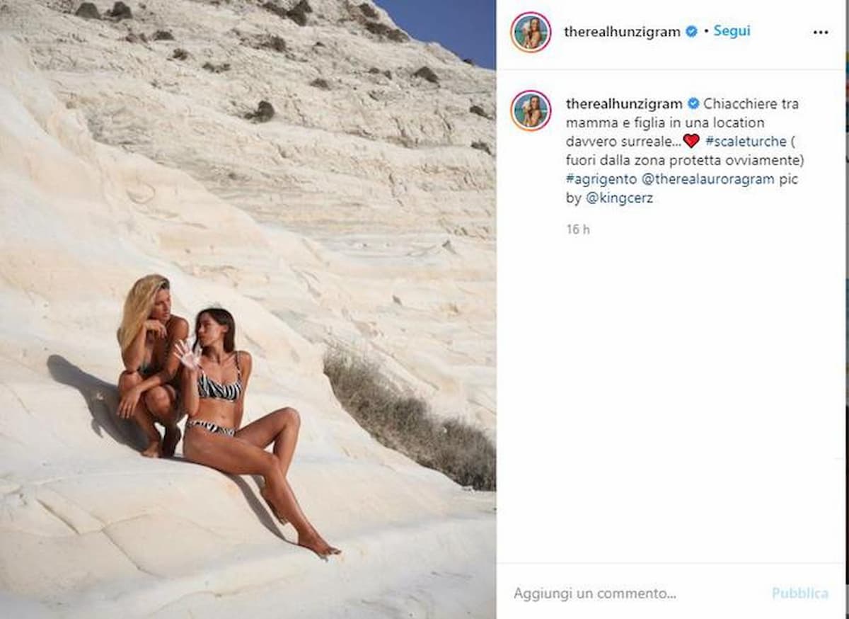 Michelle Hunziker e Aurora Ramazzotti, polemiche per la foto sulla Scala dei Turchi. "Area vietata"