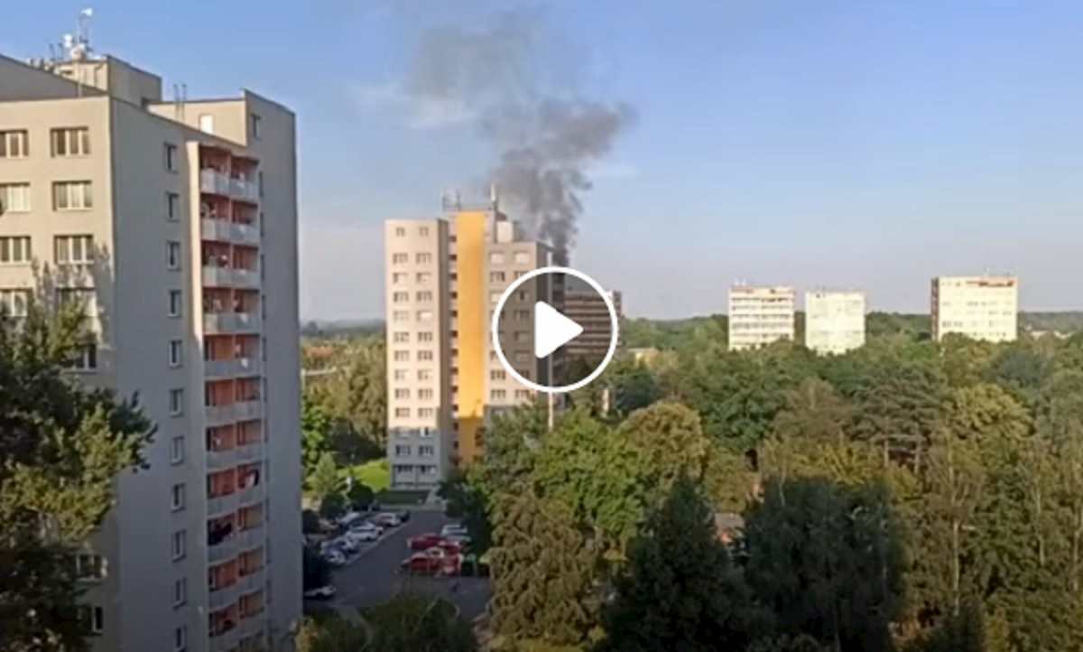 Repubblica Ceca, incendio in un condominio