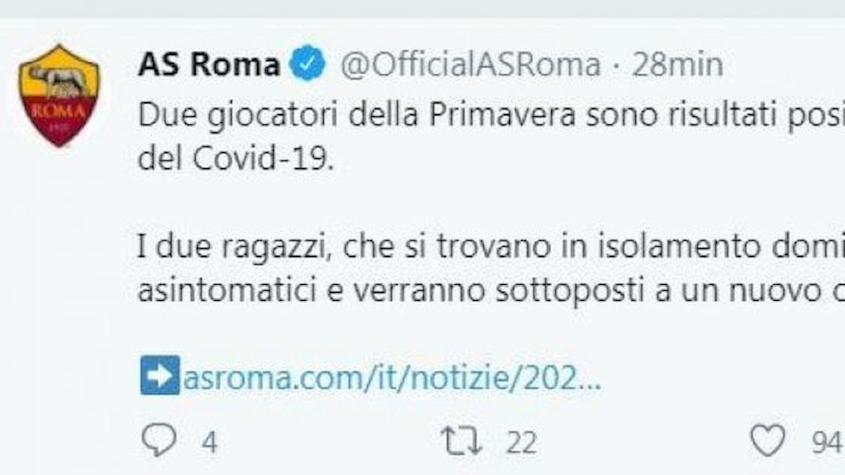 roma, giocatori primavera positivi