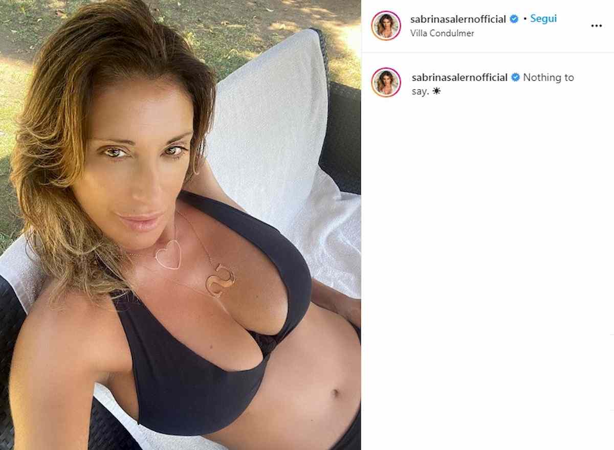 Sabrina Salerno su Instagram