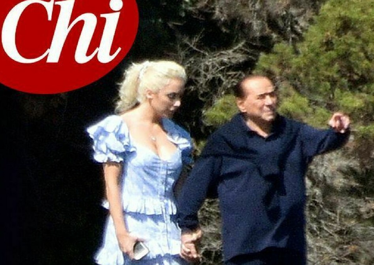 Silvio Berlusconi e Marta Fascina, foto Chi