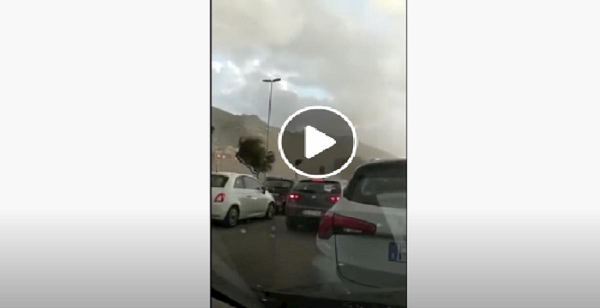 Tromba d'aria a Cefalù