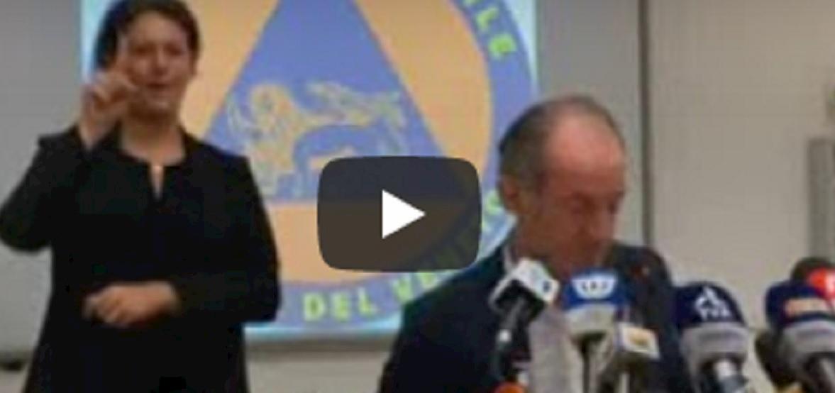 Il governatore del Veneto, Luca Zaia