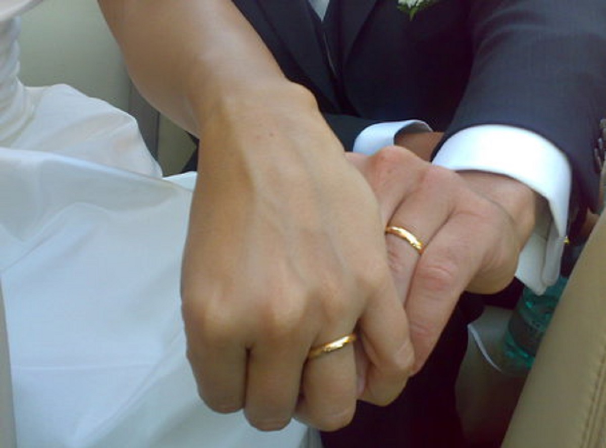 Clive Blunden, foto d'archivio Ansa di un matrimonio