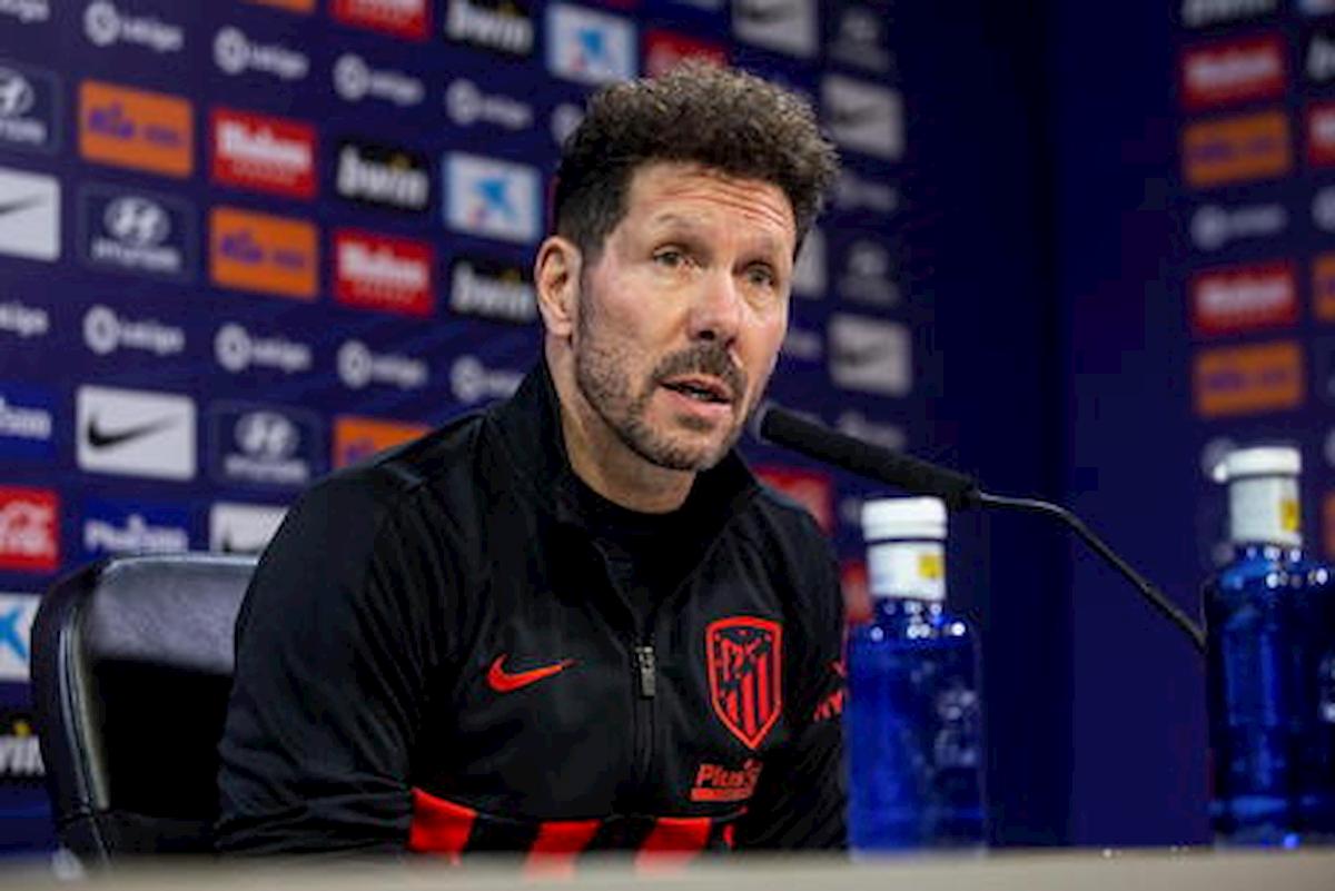 Simeone ha il coronavirus, guiderà l'Atletico distanza