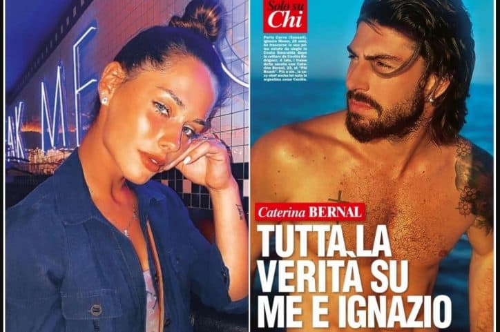 Caterina Bernal e Ignazio Moser, l'argentina a Chi parla del loro flirt