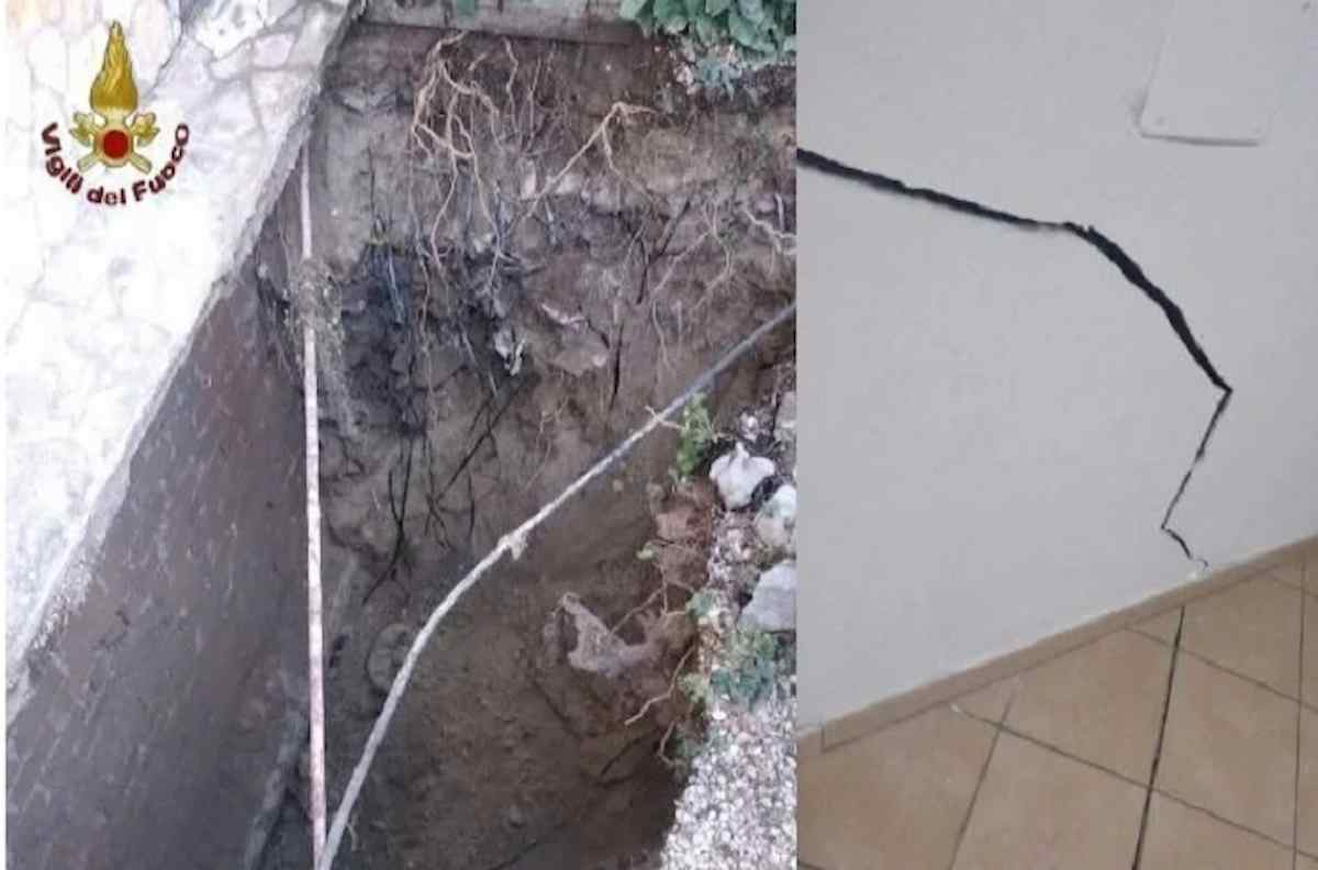 crepa palazzina a Roma