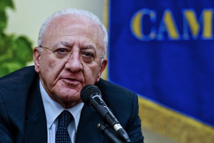 Vincenzo de Luca, foto Ansa