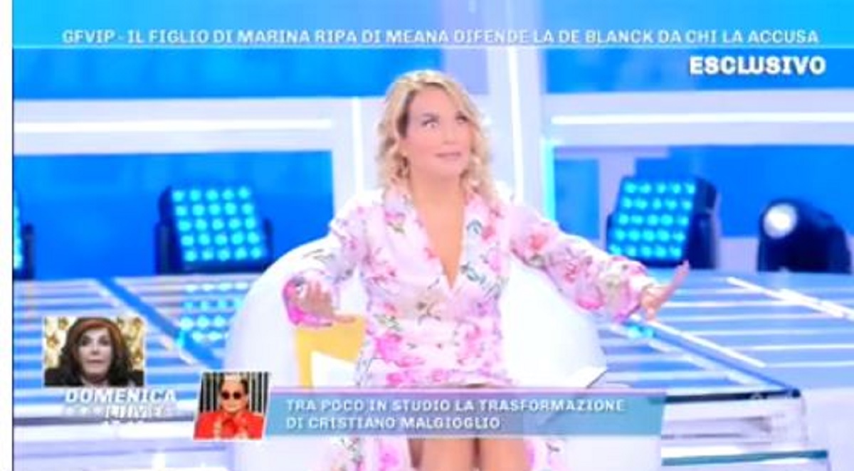Domenica Live, Andrea Ripa di Meana e il dibattito su Patrizia De Blanck