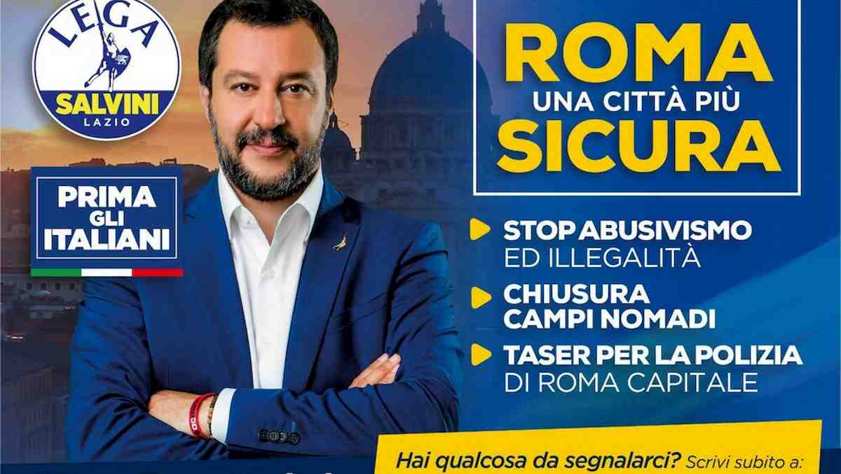 elezioni, manifesti a Roma
