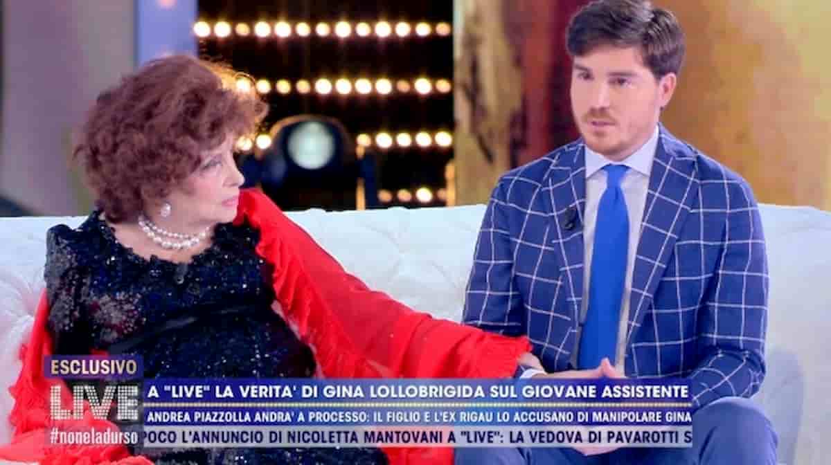 Live Non è la d'Urso, il manager di Gina Lollobrigida