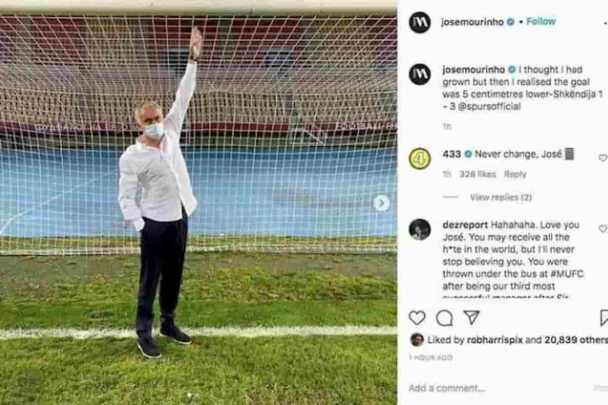 Mourinho porta più bassa