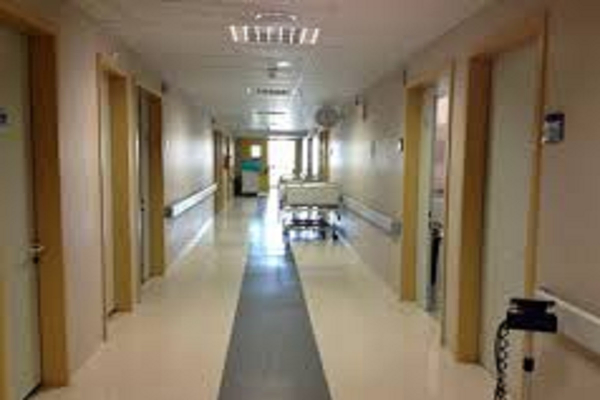 Trisha Taylor, foto Ansa di un ospedale