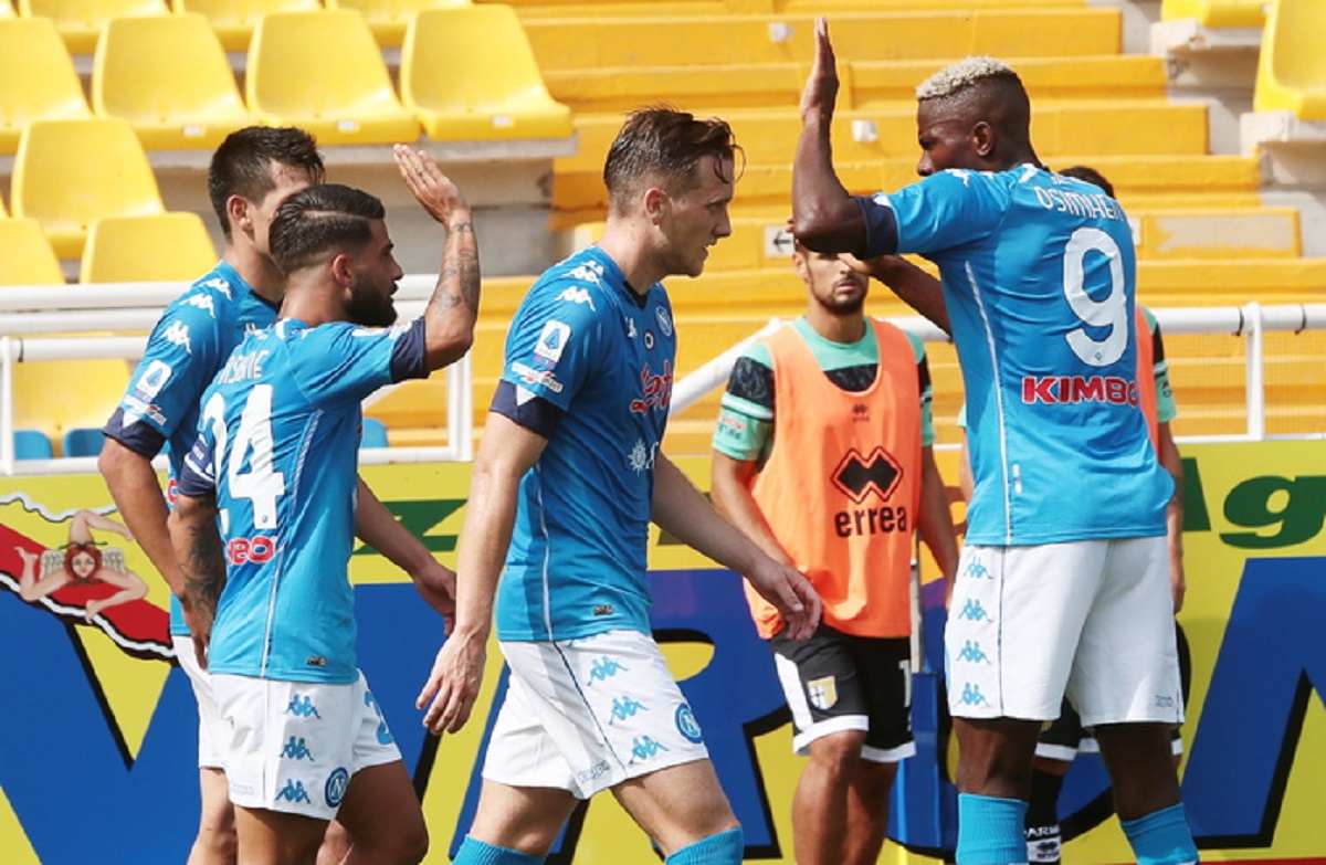 Parma-Napoli, foto Ansa