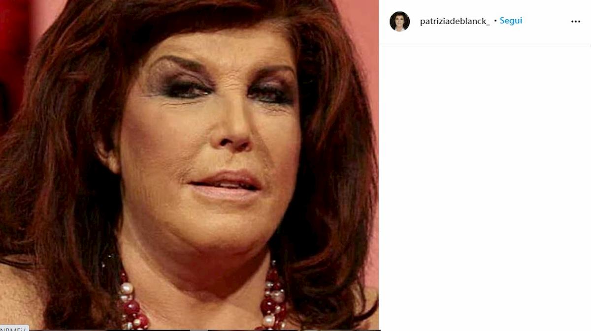patrizia de blanck, foto instagram