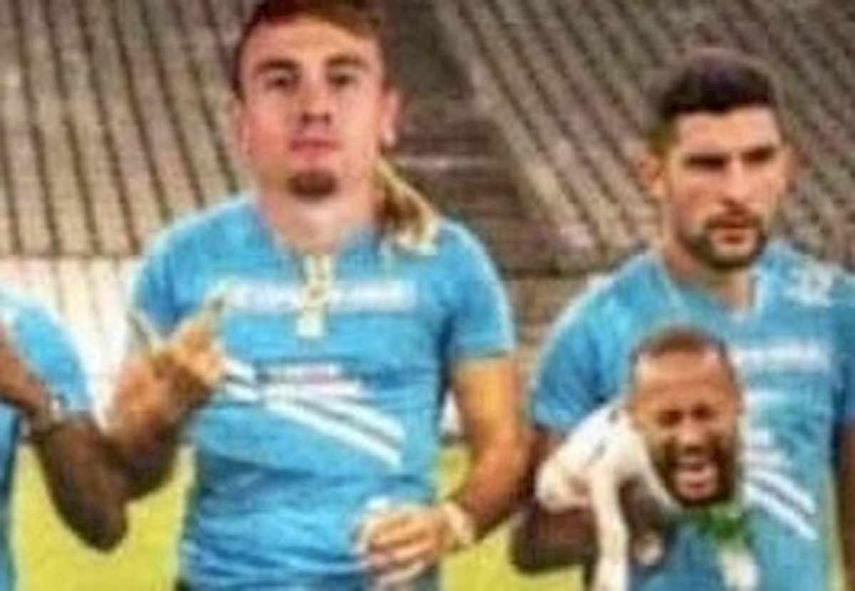 Neymar cagnolino in braccio a Gonzalez, il tweet provocatorio Payet