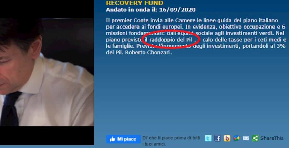 Raddoppio del Pil italiano! Signore perdona stampa e Tg, non sanno quello che dicono