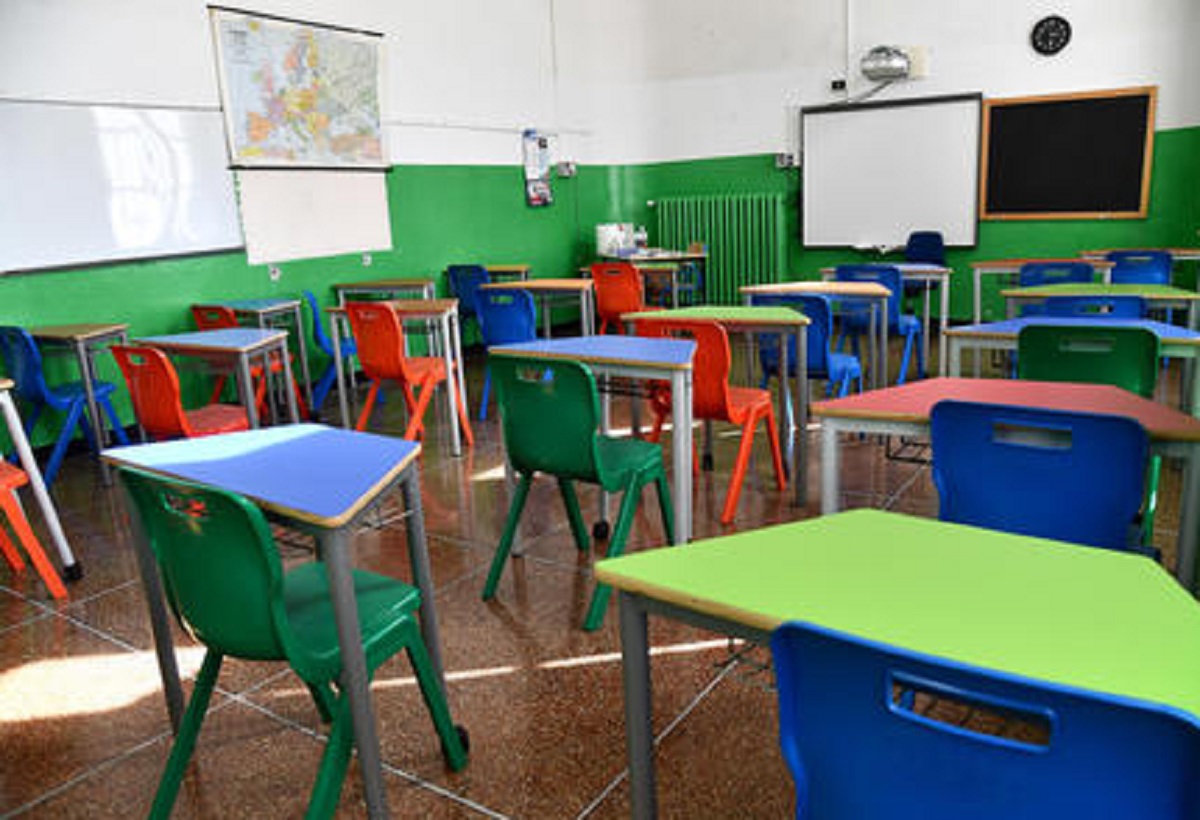Coronavirus, foto d'archivio Ansa di una scuola