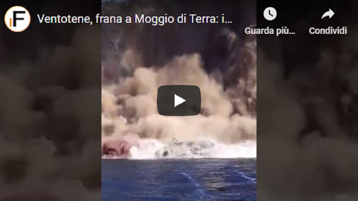 Frana a Ventotene, isolate 15 case e un hotel. Il Comune: "Nei prossimi giorni probabile un altro crollo". Ecco il video