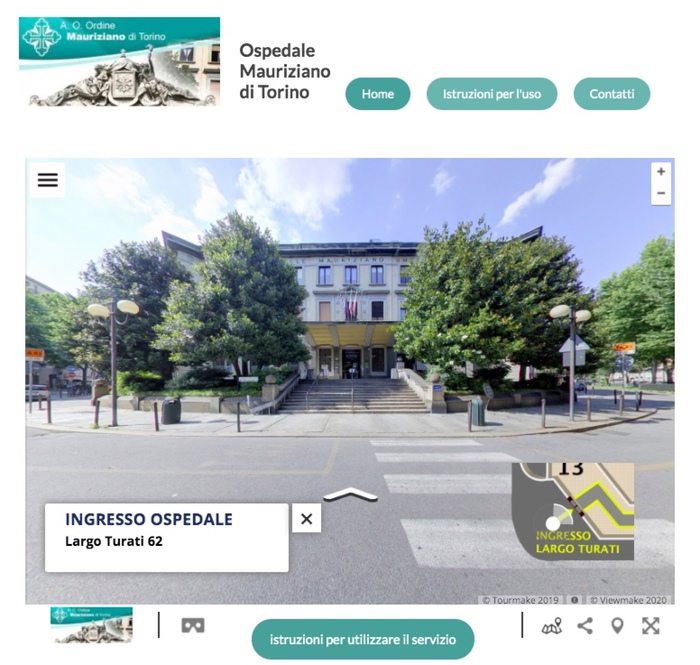Realtà virtuale al Mauriziano, la app