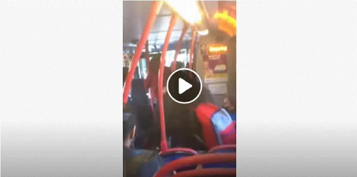 calcio in faccia a 16enne sul bus