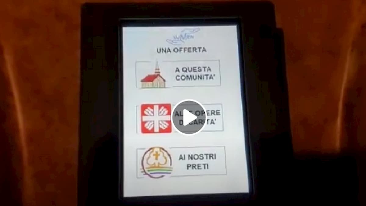 Offerta in chiesa con bancomat e carta di credito: a Cigognara (Cremona) arriva il Pos VIDEO