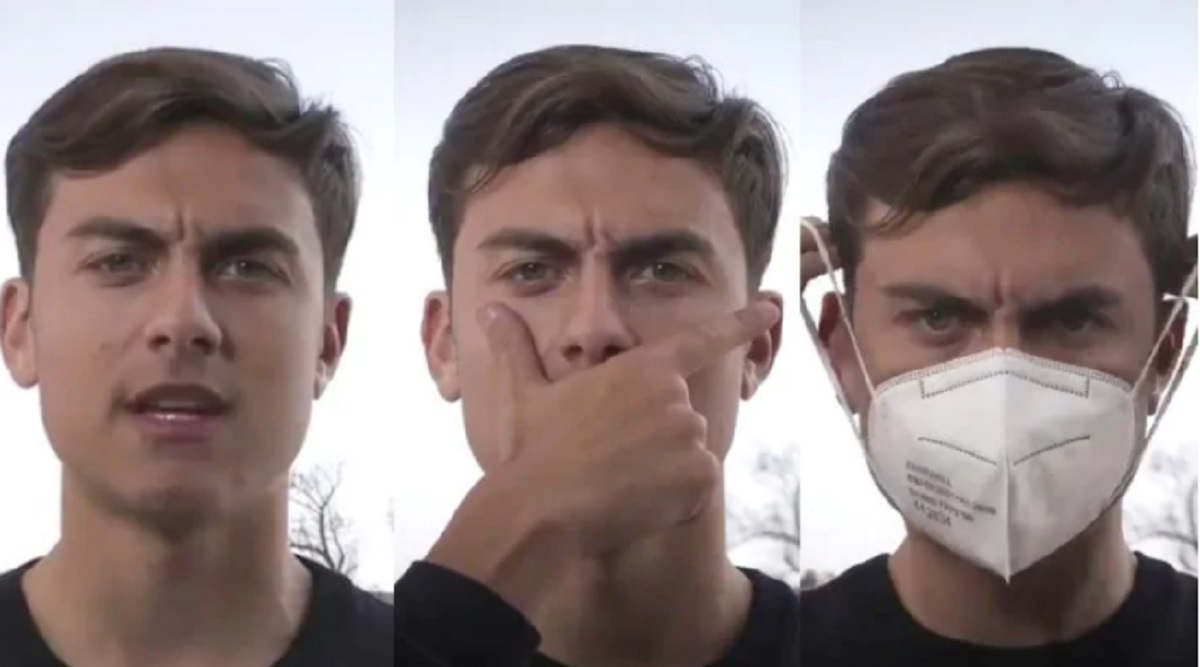 Dybala testimonial nella campagna contro il Covid VIDEO
