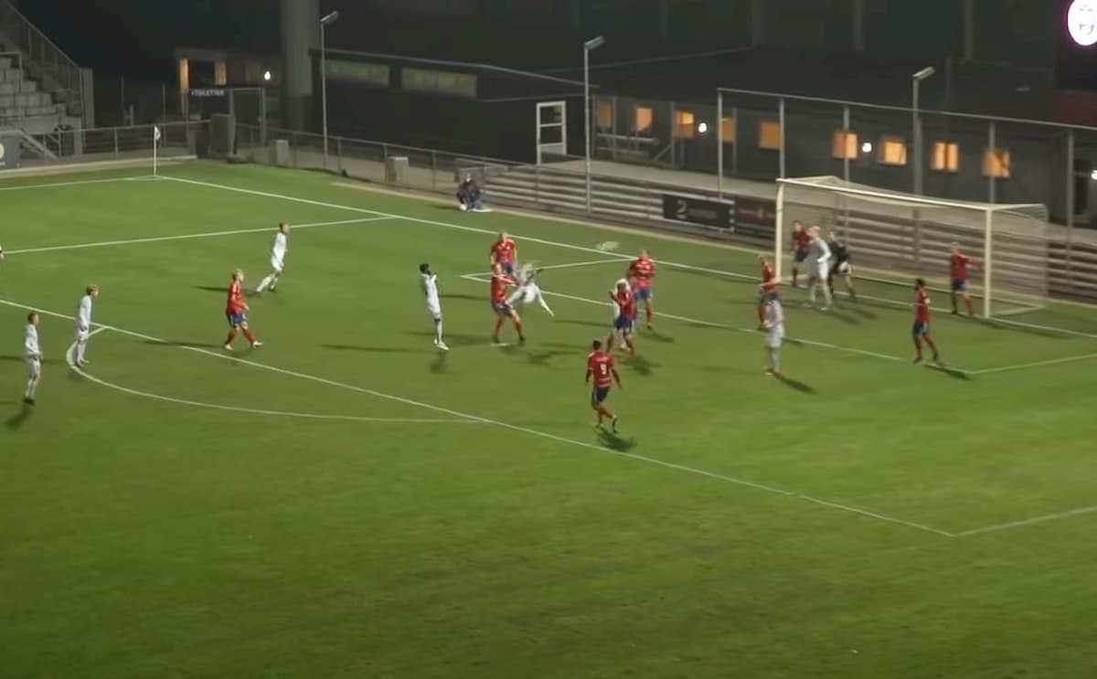 Danimarca gol Nicolai Geertsen