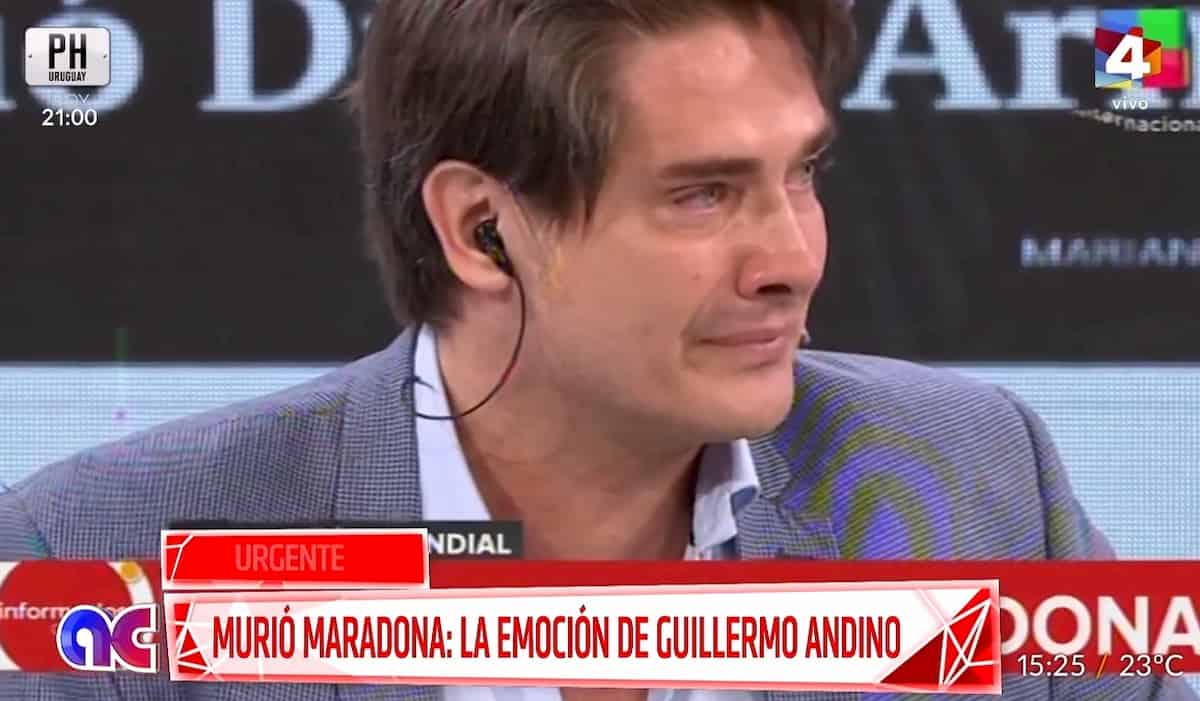 Maradona morto annuncio giornalista