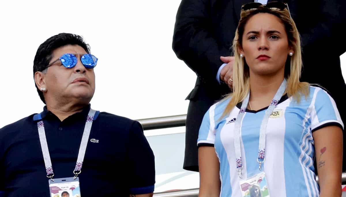 Rocio Oliva famiglia Maradona