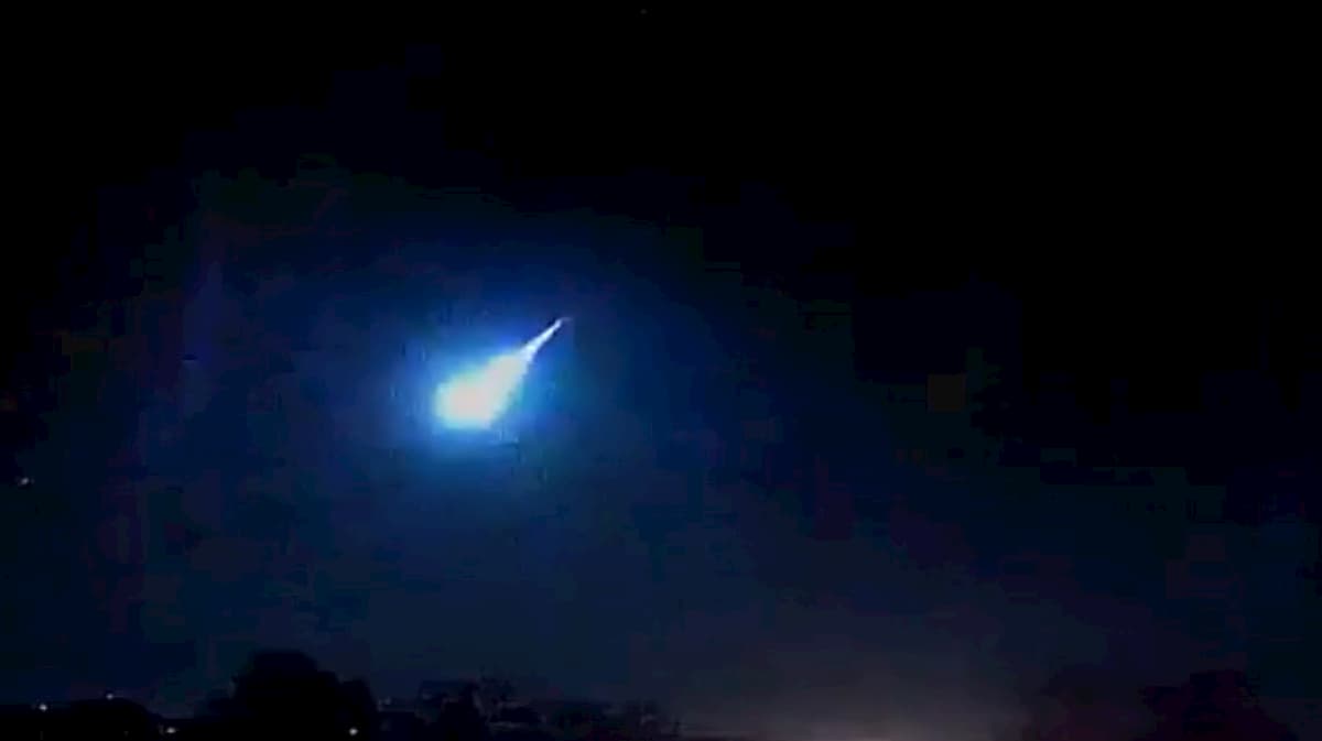 meteorite esplosione Brasile video