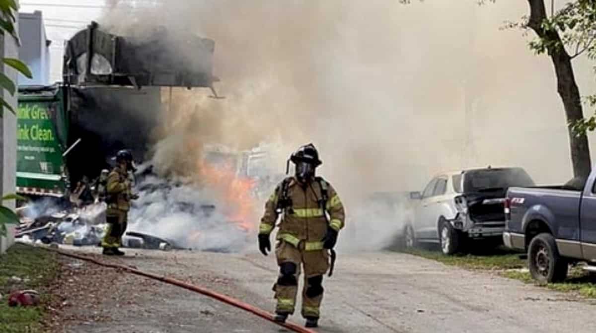 Pompiere incendio casa moglie morta