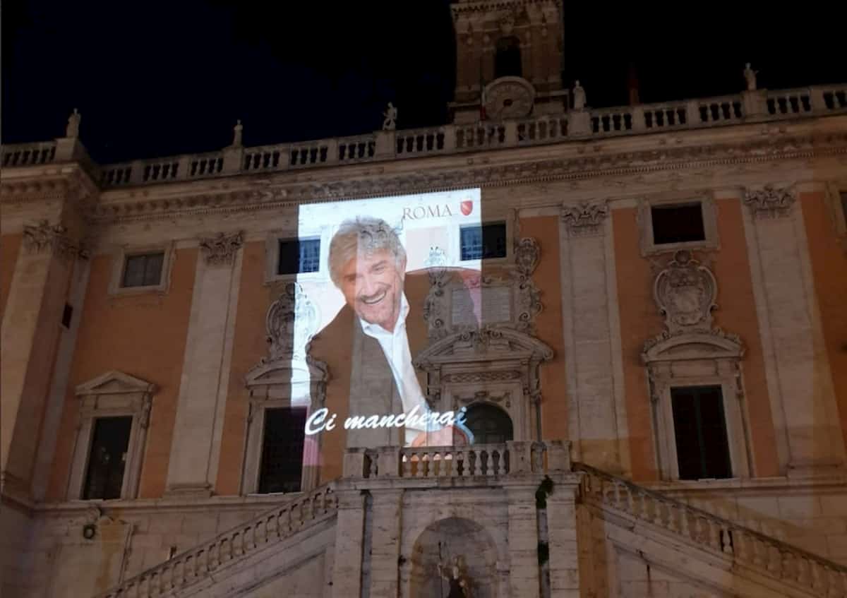 gigi proietti funerali