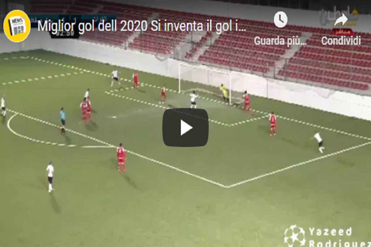 Cisgiordania, il gol impossibile in rovesciata dalla linea di fondo VIDEO