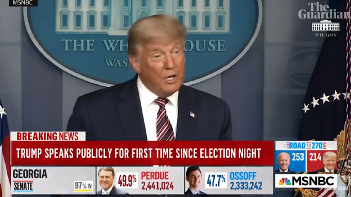 Trump dice di aver vinto e grida al furto di voti: tv e social lo oscurano VIDEO