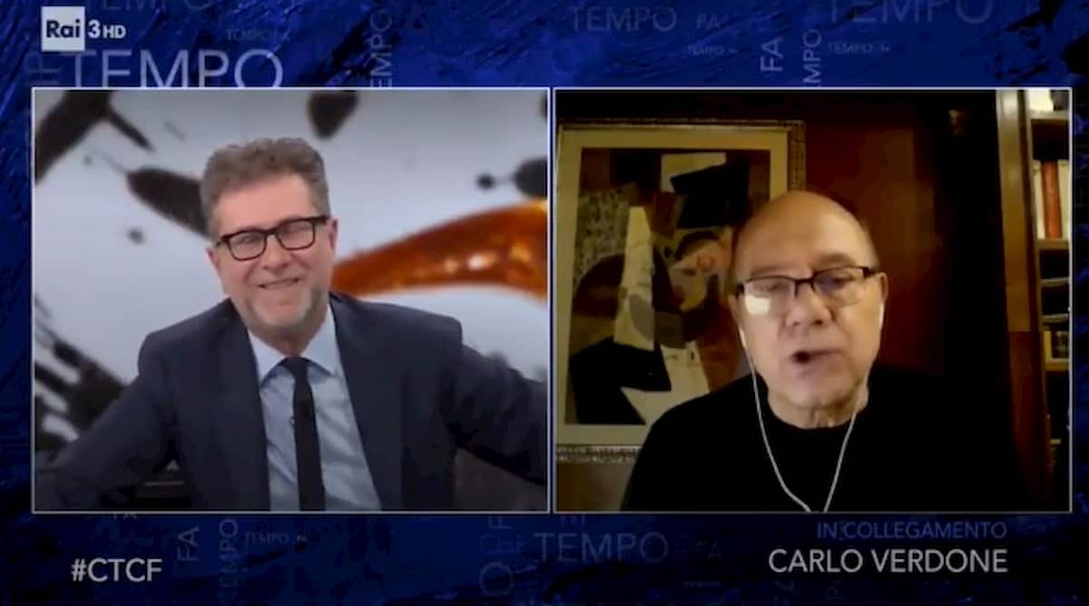 carlo verdone a che tempo che fa