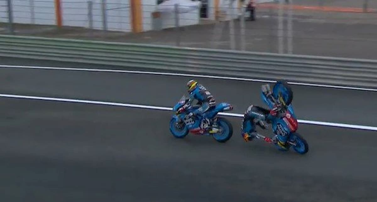 Moto3 caduta Yamanaka
